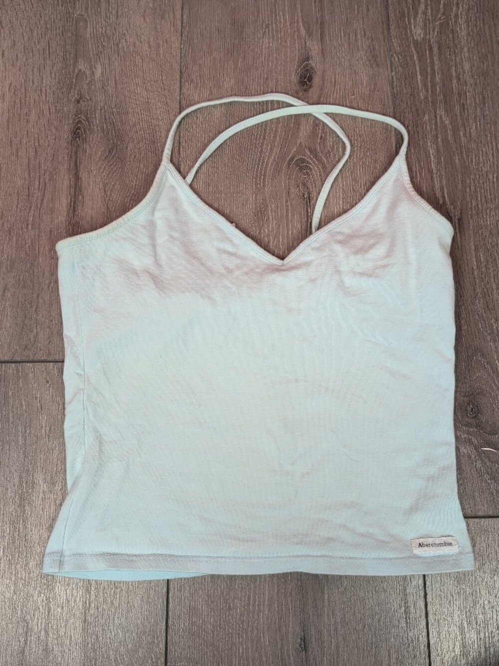 Vintage Abercrombie and Fitch light blue cami